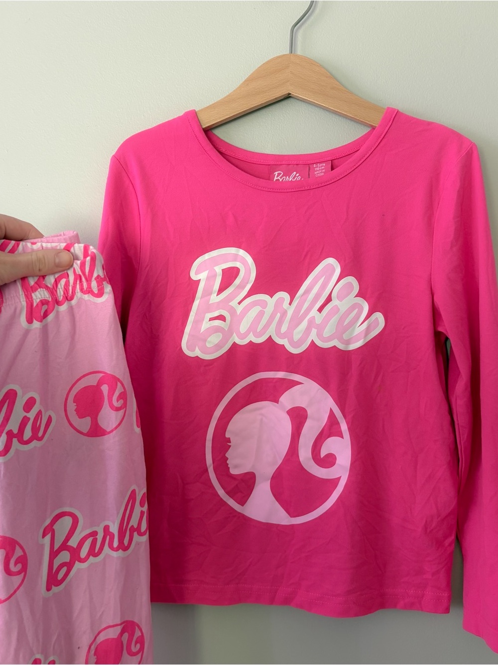 Barbie Hot Pink 4-5T PJs